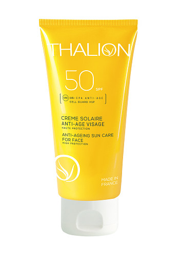 Солнцезащитный крем  для лица SPF50, Thalion.
