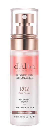 dAlba Восстанавливающая спрей-сыворотка для волос с ароматом фрезии Professional Repairing Hair Perfume Serum