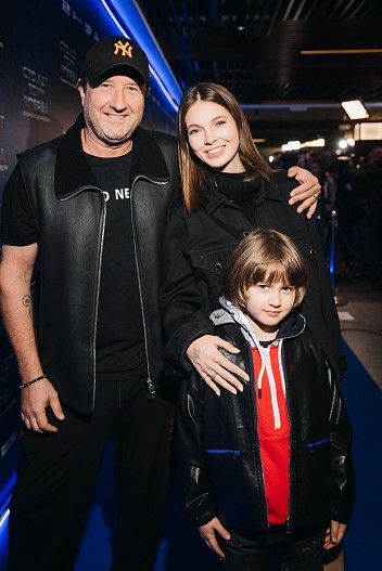 Марюс Вайсберг и Наталья Бардо с сыном