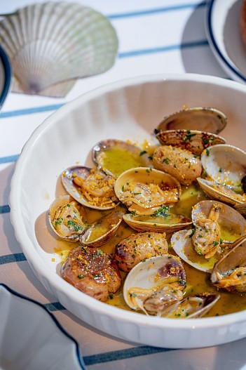 Вонголе с картофелем