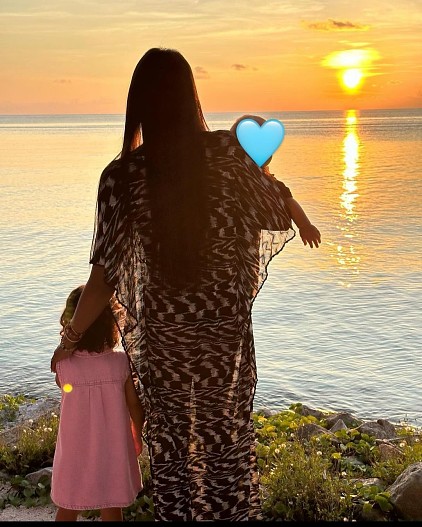 Наоми Кэмпбелл с детьми