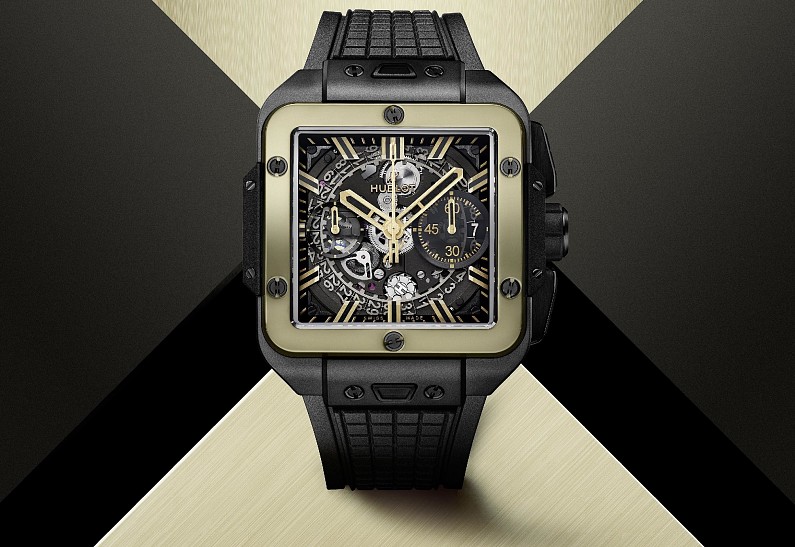 Square Bang Unico от Hublot: новый образ в золоте Magic Gold