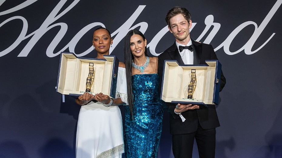 Деми Мур вручила награды победителям премии Trophée Chopard в Каннах