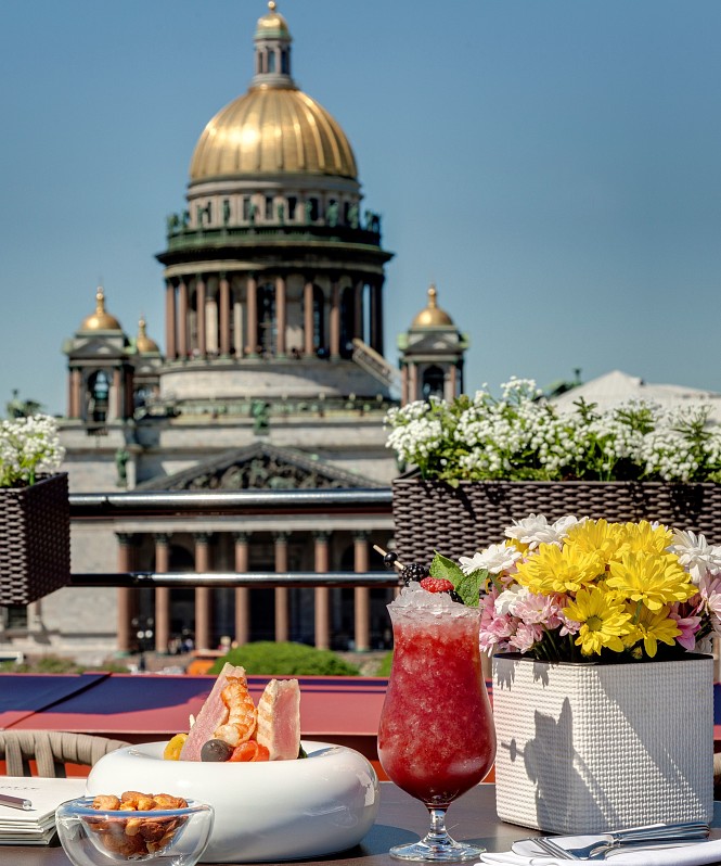 Открытие L TERRASA на крыше LOTTE Hotel St. Petersburg