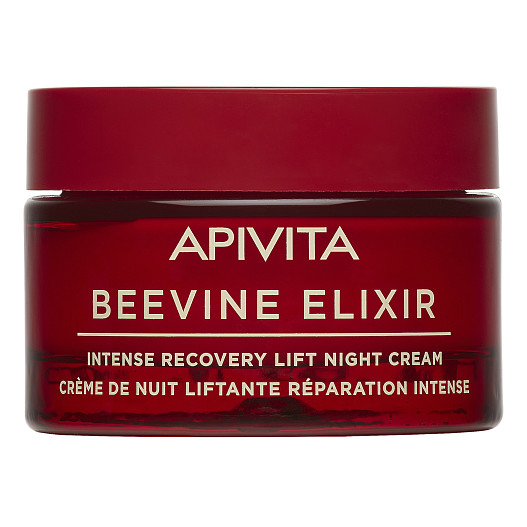 Интенсивный восстанавливающий ночной крем-лифтинг Beevine Elixir,  Apivita.