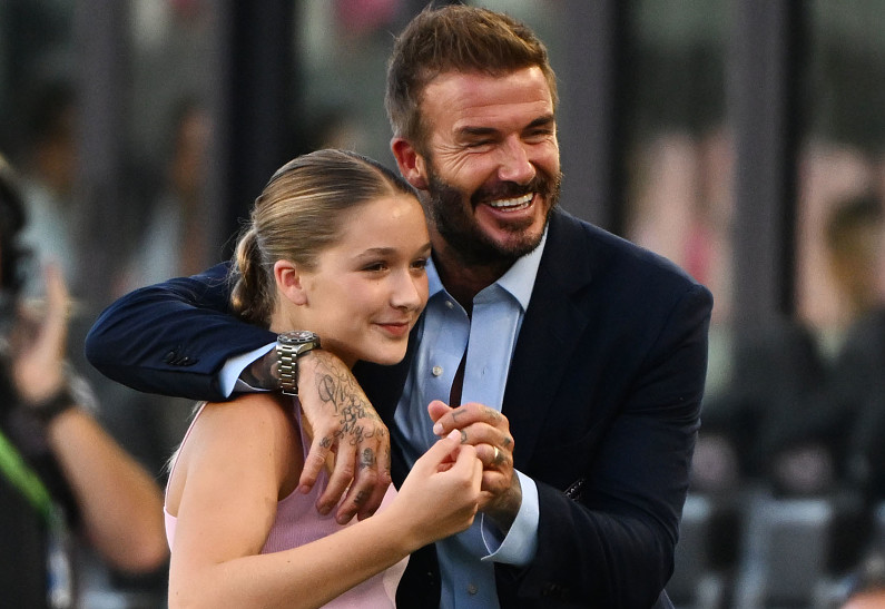 Дэвид Бекхэм показал трогательное фото с дочерью