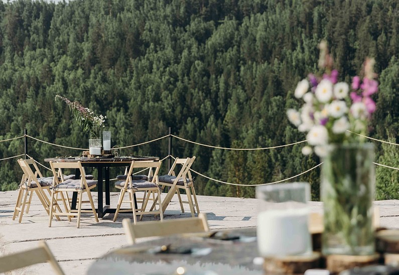 Андрей Кошкодан и Хайям Аминов на «Фестивале Диких ужинов» в Красноярске