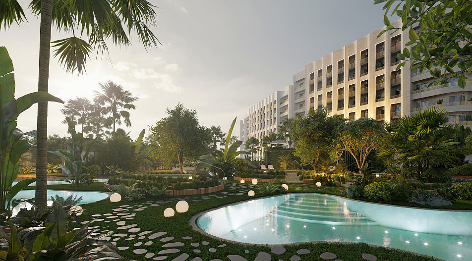 Ландшафтный парк отеля Mantera Supreme Seaside