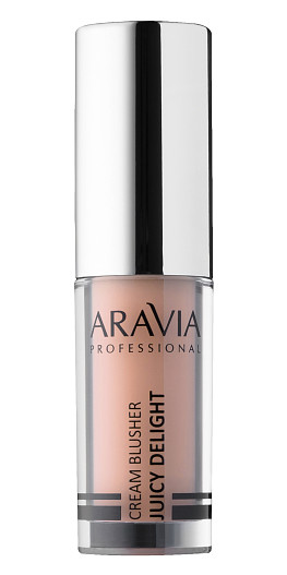 Aravia Professional Румяна жидкие кремовые Juicy Delight, оттенок 01 персиково-розовый