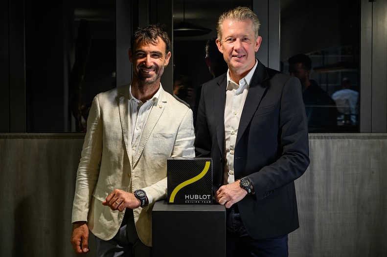 Алан Рура и Жан-Луи Деламар, коммерческий директор Hublot