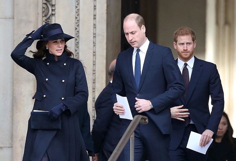 Кейт Миддлтон, принц Уильям, принц Гарри