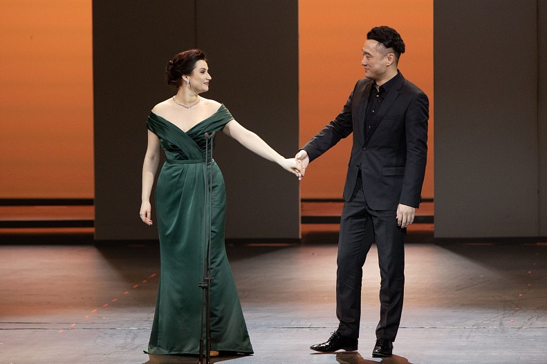 Мария Лупарева и Елена Вардазарян, открытие Конкурса вокалистов и концертмейстеров Хиблы Герзмава