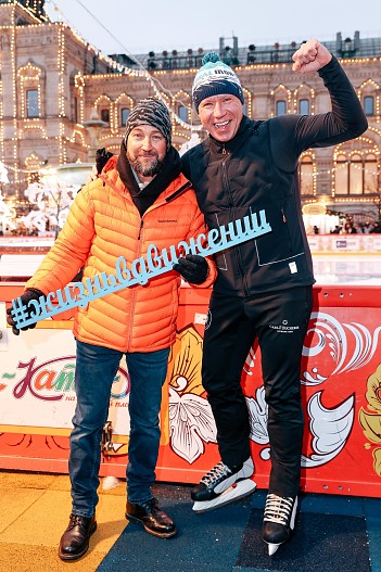 Оскар Конюхов и Владимир Волошин