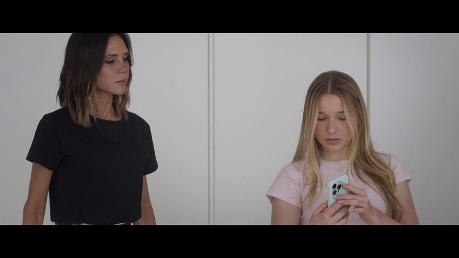 Виктория и Харпер Бекхэм