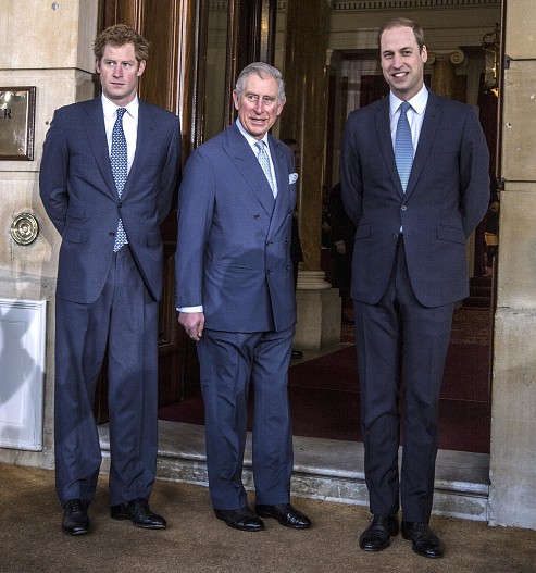 Принц Гарри, Карл III, принц&nbsp;Уильям