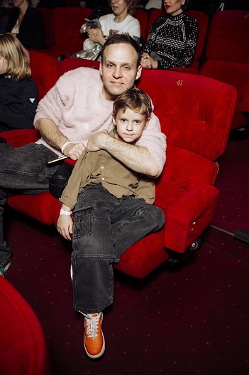 Даниил Стеклов с сыном