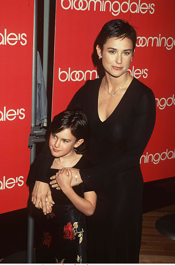 Деми Мур со старшей дочкой Руми