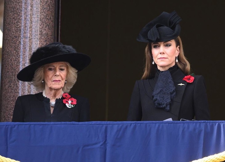 Королева Камилла и Кейт Миддлтон