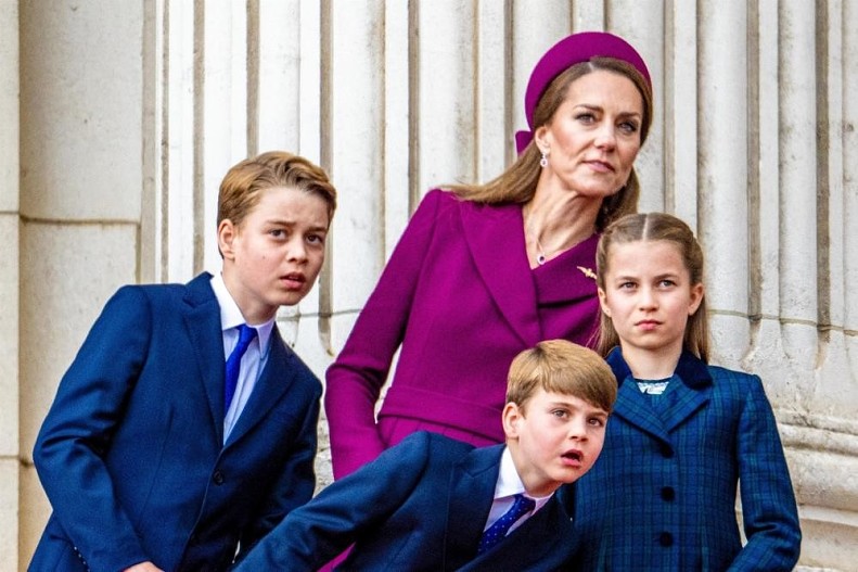 Кейт Миддлтон с детьми