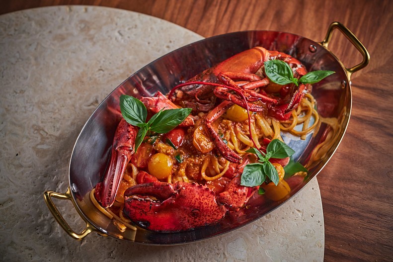 Гранд паста с лобстером