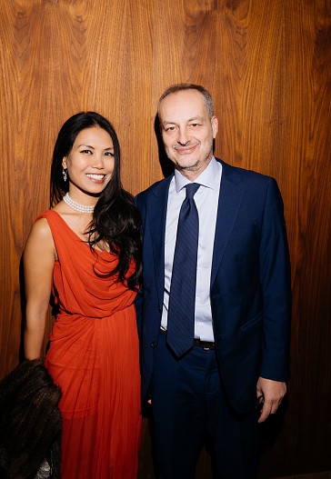 Джованни Фавилли с супругой Джанг Ву