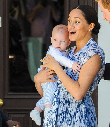 Меган Маркл с сыном Арчи