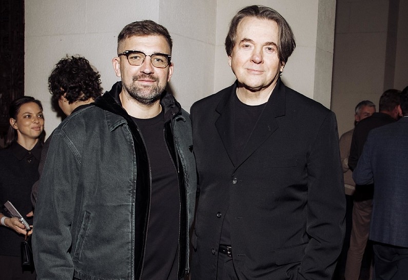 Константин Эрнст, Баста, Катя IOWA, Владимир Познер на открытии выставки «Марк Шагал. Радость земного притяжения»