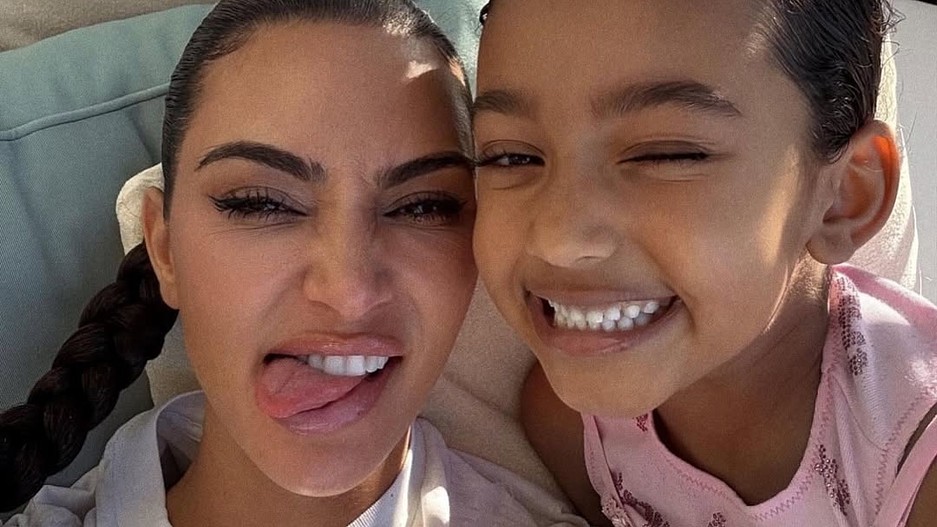 Ким Кардашьян с дочерью Чикаго