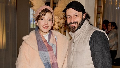 Илья Авербух и Лиза Арзамасова, Люся Чеботина, Анна Седокова, Влад Соколовский и другие гости открытия катка «Лужники»