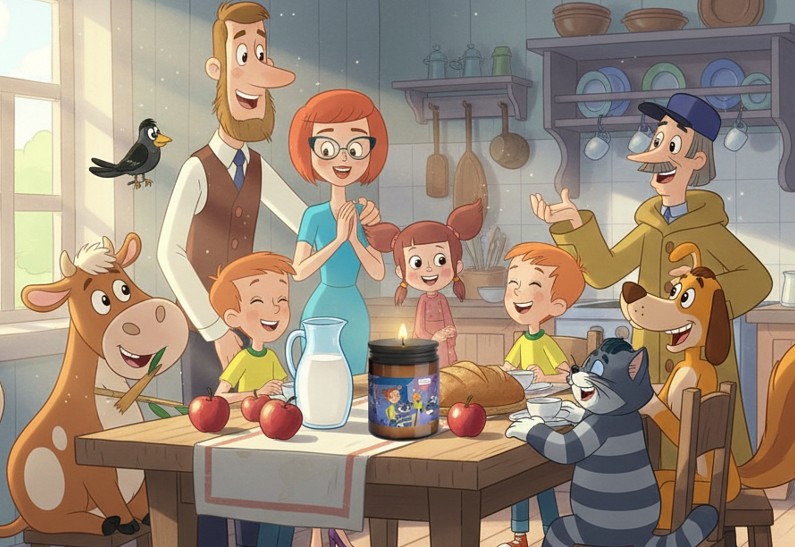 Аромат, в котором живёт детство: премьера свечи «Простоквашино» от UCANDLES