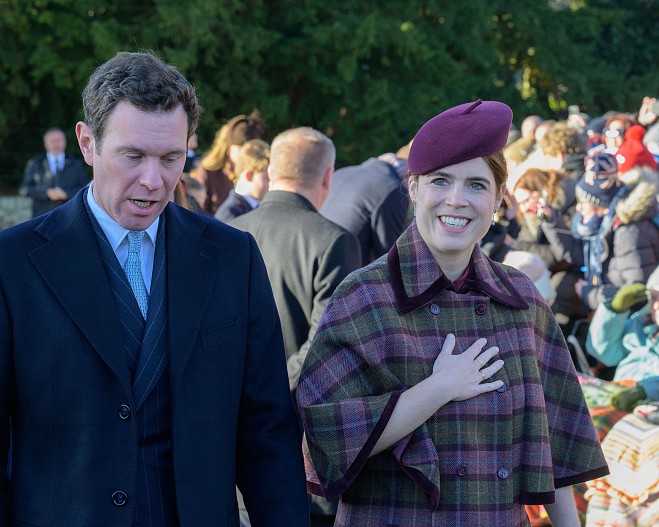 Принцесса Евгения с мужем&nbsp;Джеком Бруксбэнком