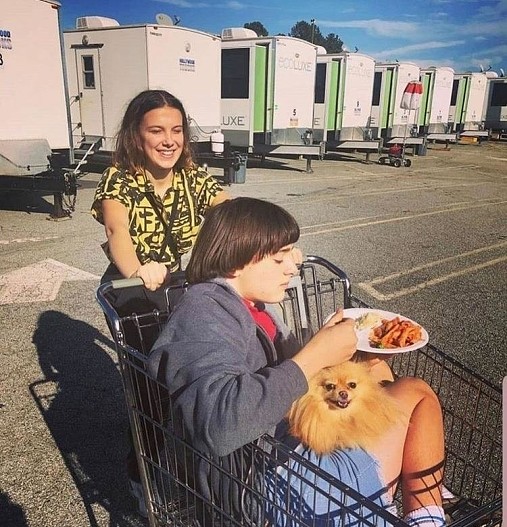 Ноа Шнапп и Милли Бобби Браун