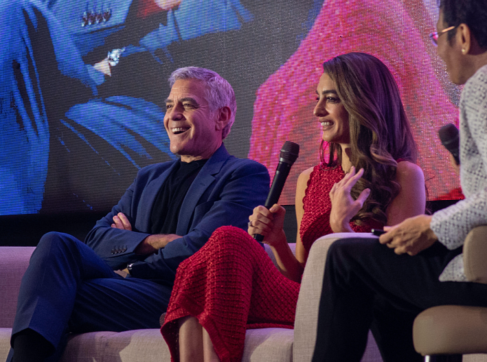 Джордж и Амаль Клуни&nbsp;