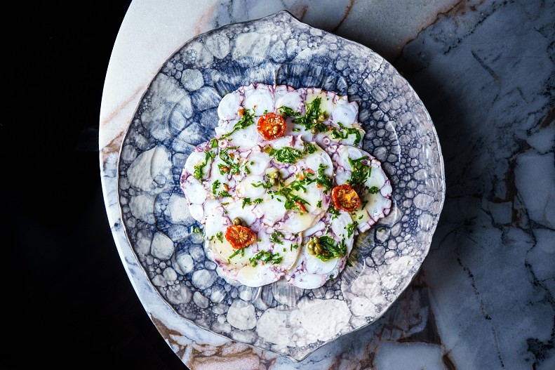 Карпаччо из осьминога