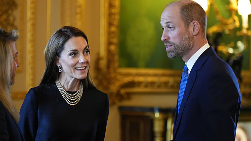 Кейт Миддлтон и принц Уильям посетили выставку в Виндзорском замке в рамках визита президента Германии