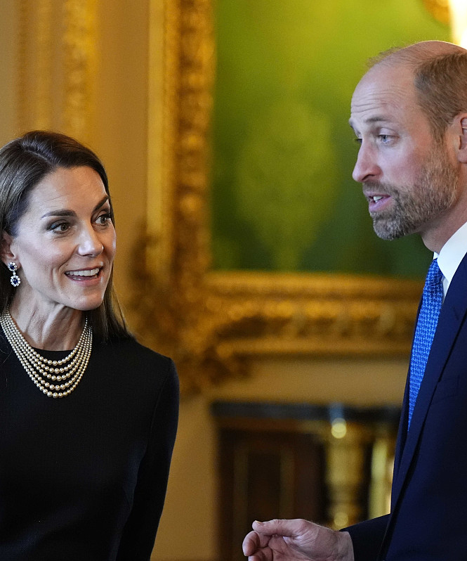 Кейт Миддлтон и принц Уильям посетили выставку в Виндзорском замке в рамках визита президента Германии