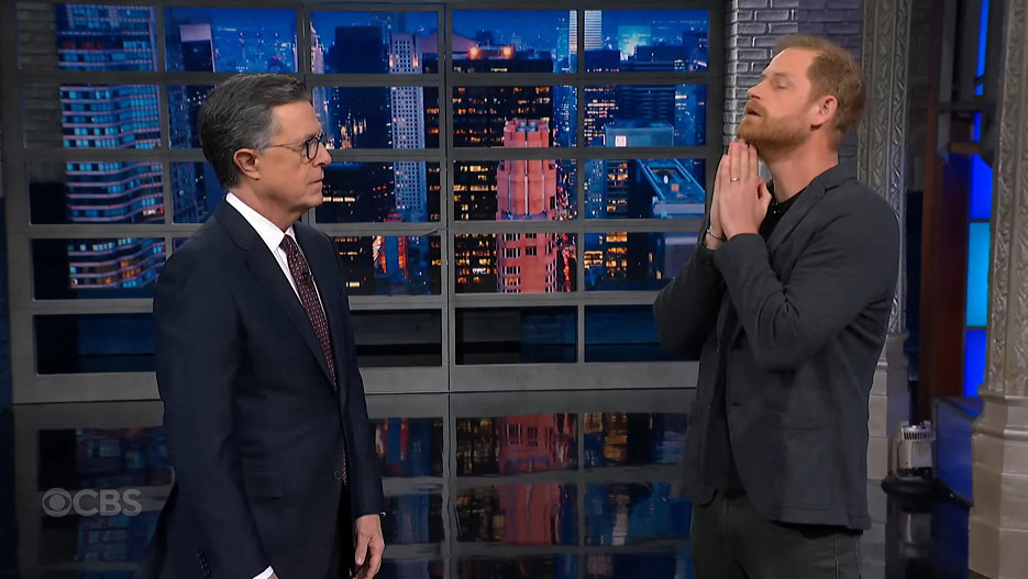 Стивен Колбер и принц Гарри