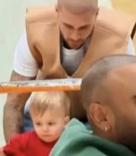 Джастин Бибер с сыном