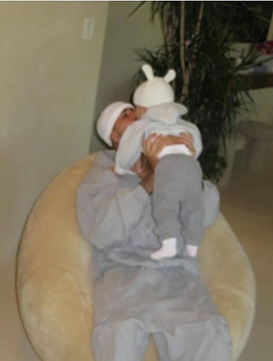 Джастин Бибер с сыном