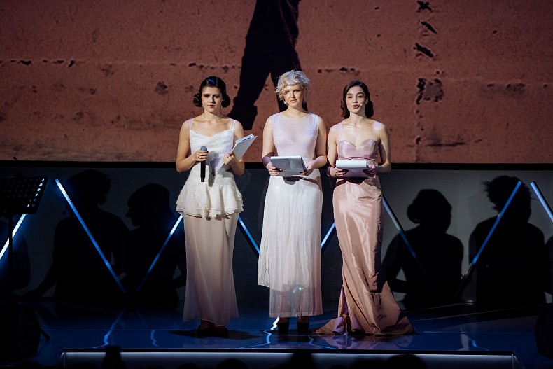 Мария Мацель, Стася Толстая и Евгения Леонова