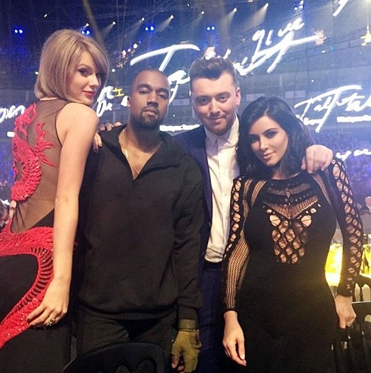 Тейлор Свифт,&nbsp;Канье Уэст, Ким Кардашьян