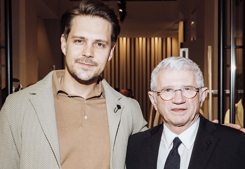 Милош Бикович, Илья Авербух и Лиза Арзамасова, Алексей и Галина Немовы и другие гости показа Lardini в Москве