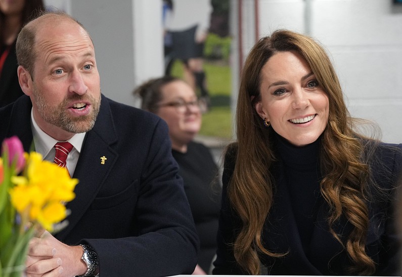 Кейт Миддлтон и принц Уильям посетили спортивное мероприятие