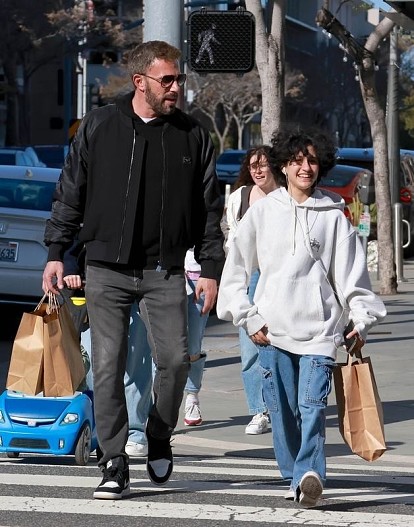 Бен Аффлек и дочь Дженнифер Лопес, Эмма