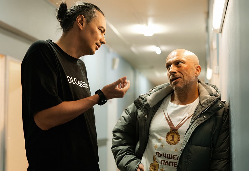 Дмитрий Нагиев на съемках нового проекта Жоры Крыжовникова. Первые кадры!