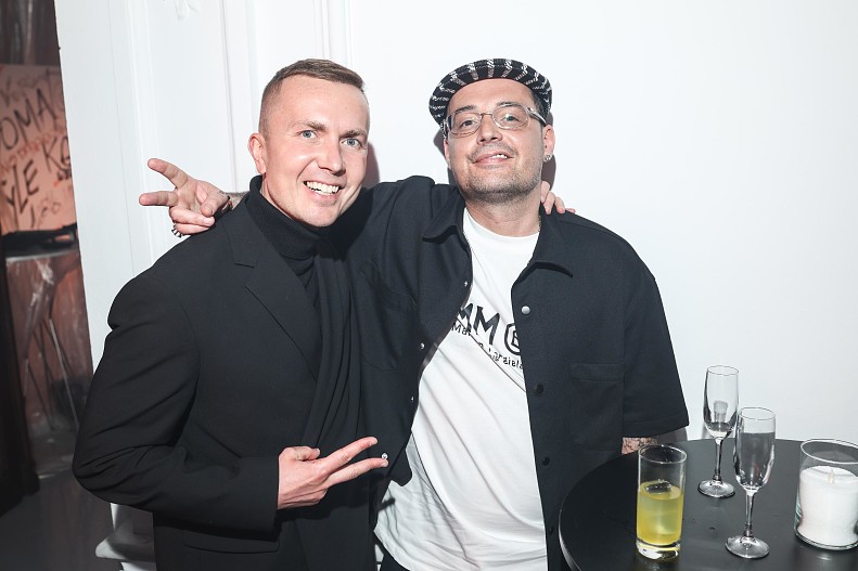 Денис Казьмин (шеф-редактор ok-magazine.ru) и GUF