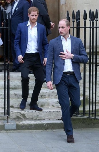 Принц Гарри и принц Уильям