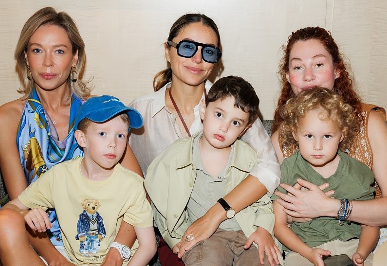 Анна Александрова, Евгения Линович, Дарья Коробова и другие гости детского бранча