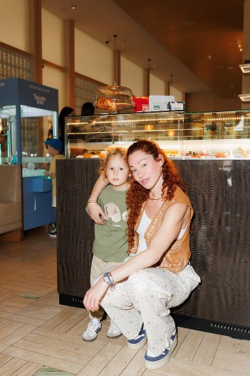 Евгения Линович с сыном