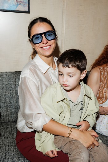 Яна Кушнер с сыном